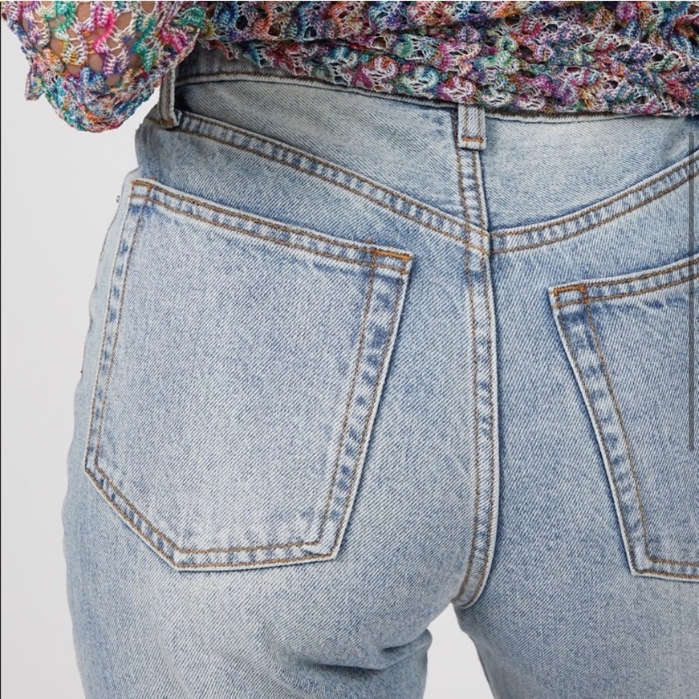 WeWoreWhat by Joes Jeans The Danielle High Rise Button Fly Vintage Wash Jeans 24 - Picture 3 of 11